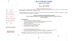 Desktop Screenshot of bannersecuritysystems.com